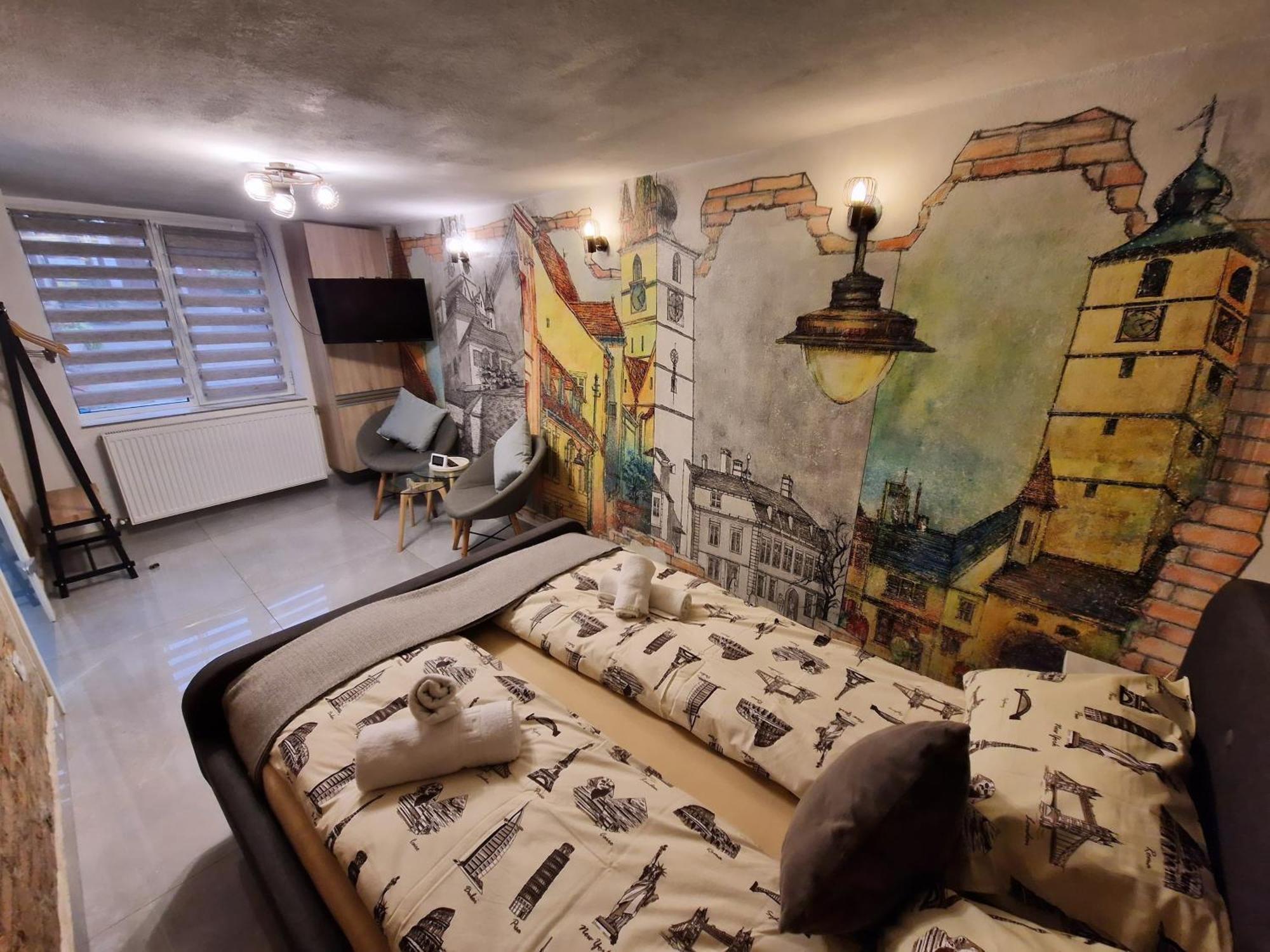 Old Town Studio Apartment Sibiu Eksteriør bilde